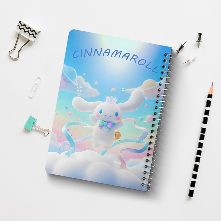 دفتر نقاشی 50 برگ خندالو طرح سینامورول (Cinnamoroll) کد 37950