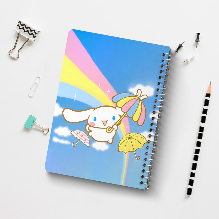 دفتر نقاشی 50 برگ خندالو طرح سینامورول (Cinnamoroll) کد 37948