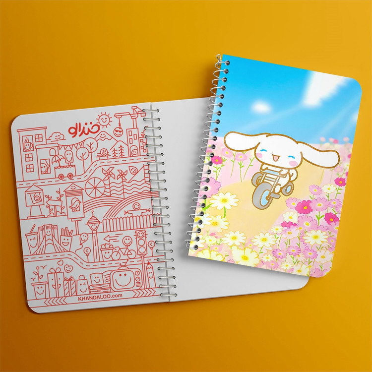 دفتر نقاشی 50 برگ خندالو طرح سینامورول (Cinnamoroll) کد 37947