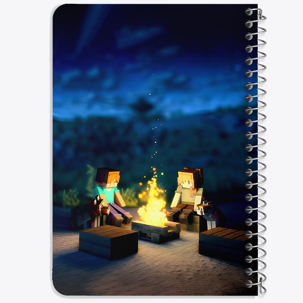 دفتر نقاشی 50 برگ خندالو طرح ماینکرافت (Minecraft) کد 37857
