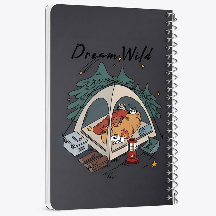 دفتر نقاشی 50 برگ خندالو طرح کمپینگ (Camping) کد 37847
