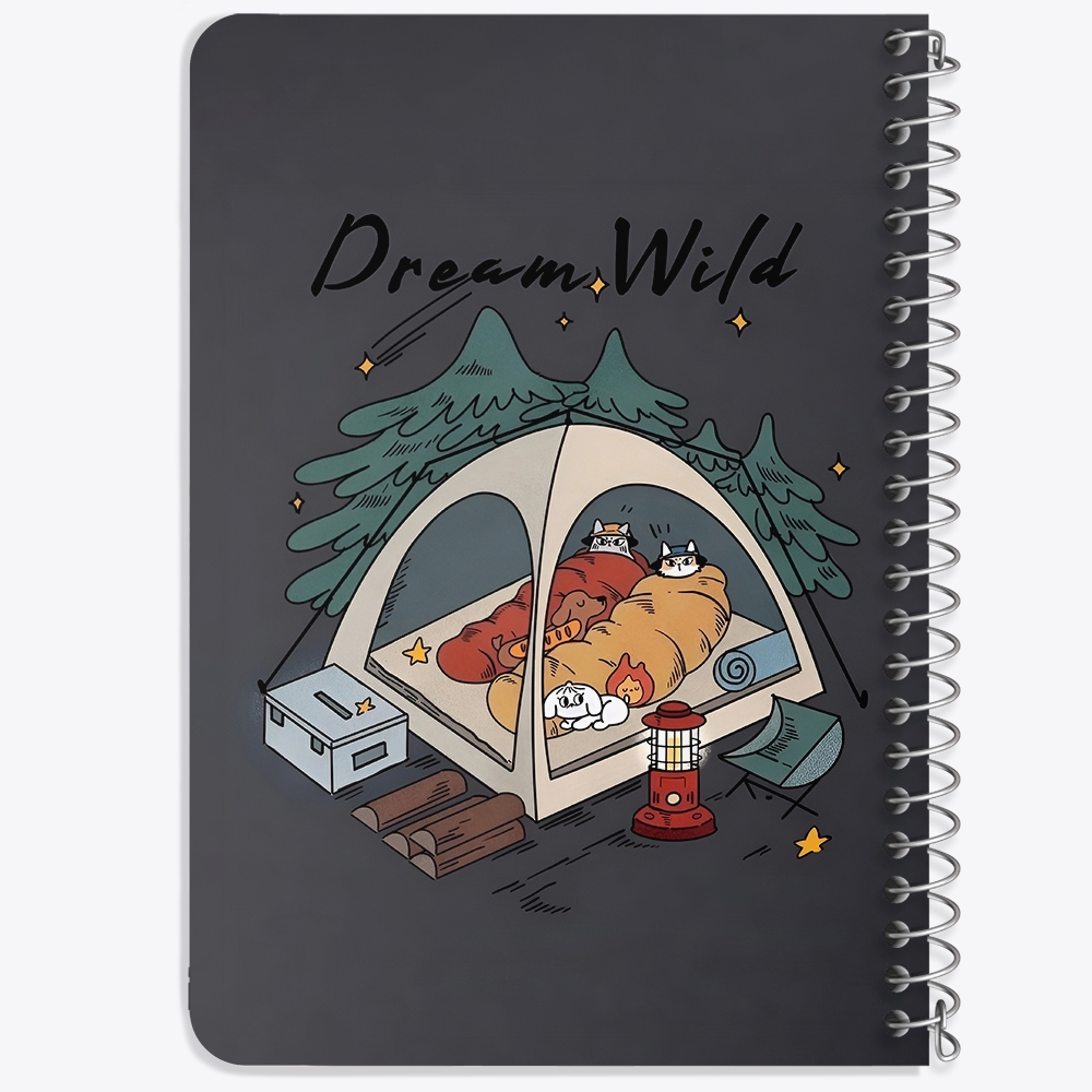 دفتر نقاشی 50 برگ خندالو طرح کمپینگ (Camping) کد 37847