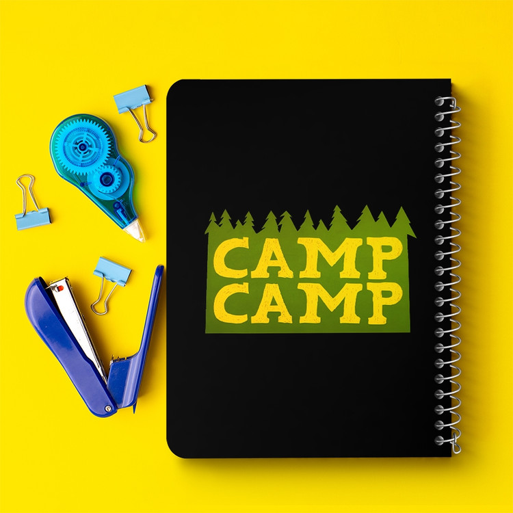دفتر نقاشی 50 برگ خندالو طرح کمپینگ (Camping) کد 37837