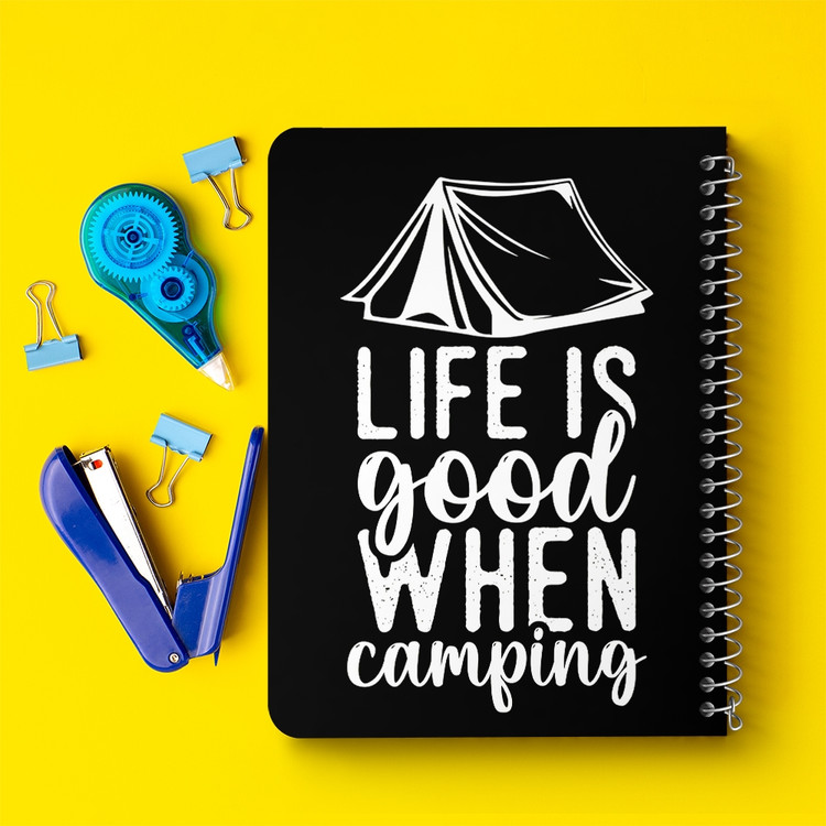 دفتر نقاشی 50 برگ خندالو طرح کمپینگ (Camping) کد 37804