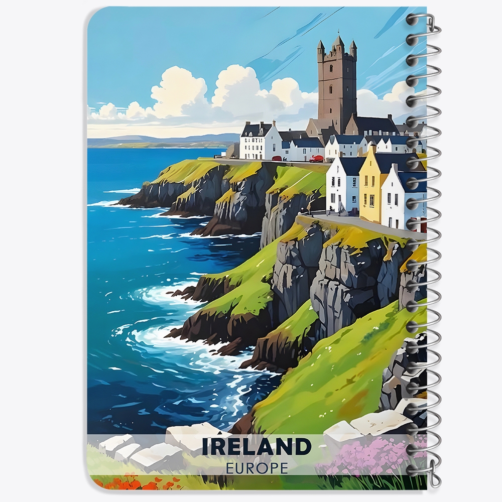 دفتر نقاشی 50 برگ خندالو طرح ایرلند (Ireland) کد 37717