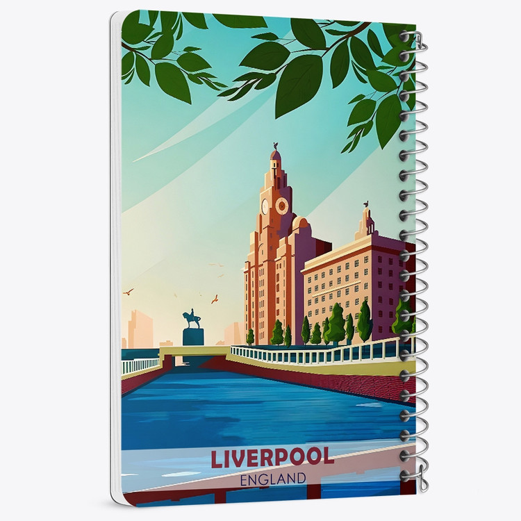 دفتر نقاشی 50 برگ خندالو طرح لیورپول (Liverpool) کد 37716