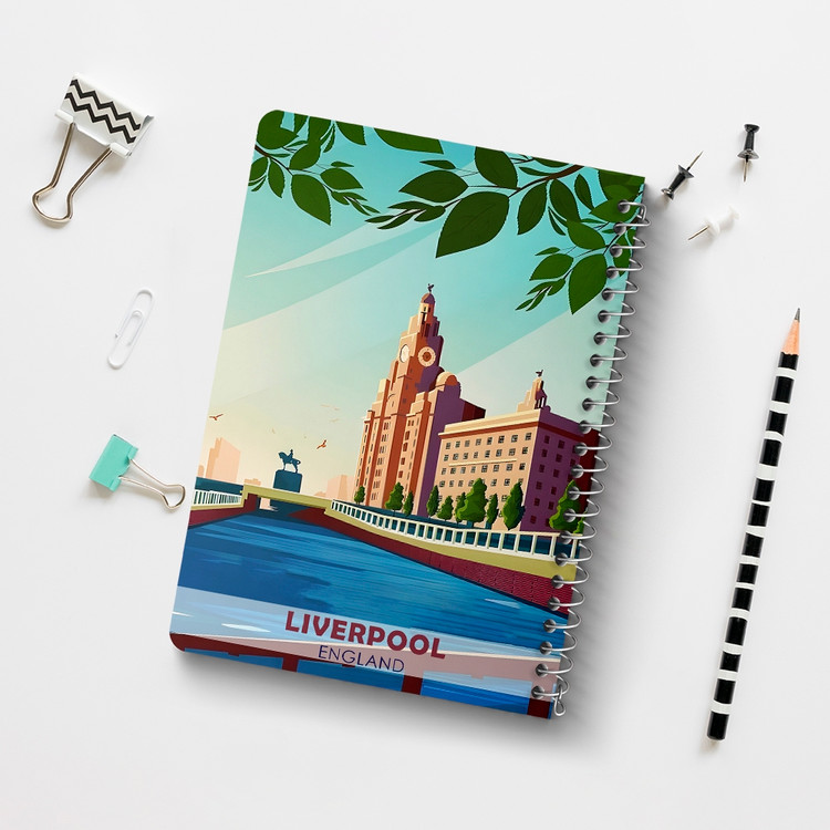 دفتر نقاشی 50 برگ خندالو طرح لیورپول (Liverpool) کد 37716