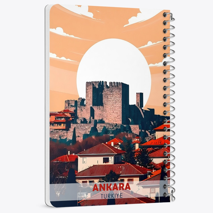 دفتر نقاشی 50 برگ خندالو طرح آنکارا (Ankara) کد 37715