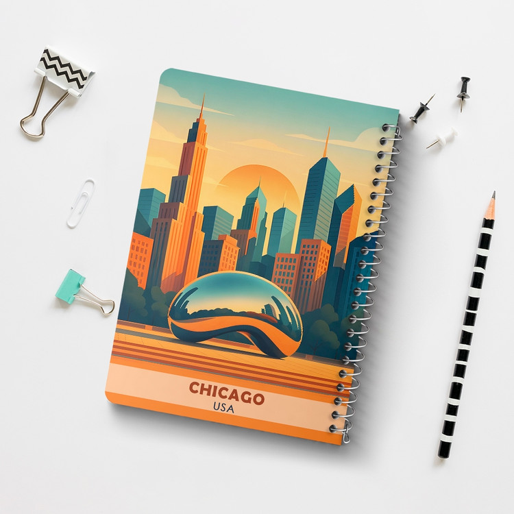 دفتر نقاشی 50 برگ خندالو طرح شیکاگو (Chicago) کد 37713