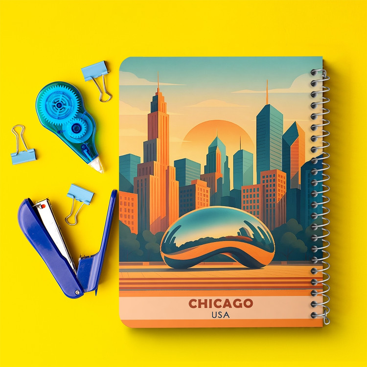 دفتر نقاشی 50 برگ خندالو طرح شیکاگو (Chicago) کد 37713