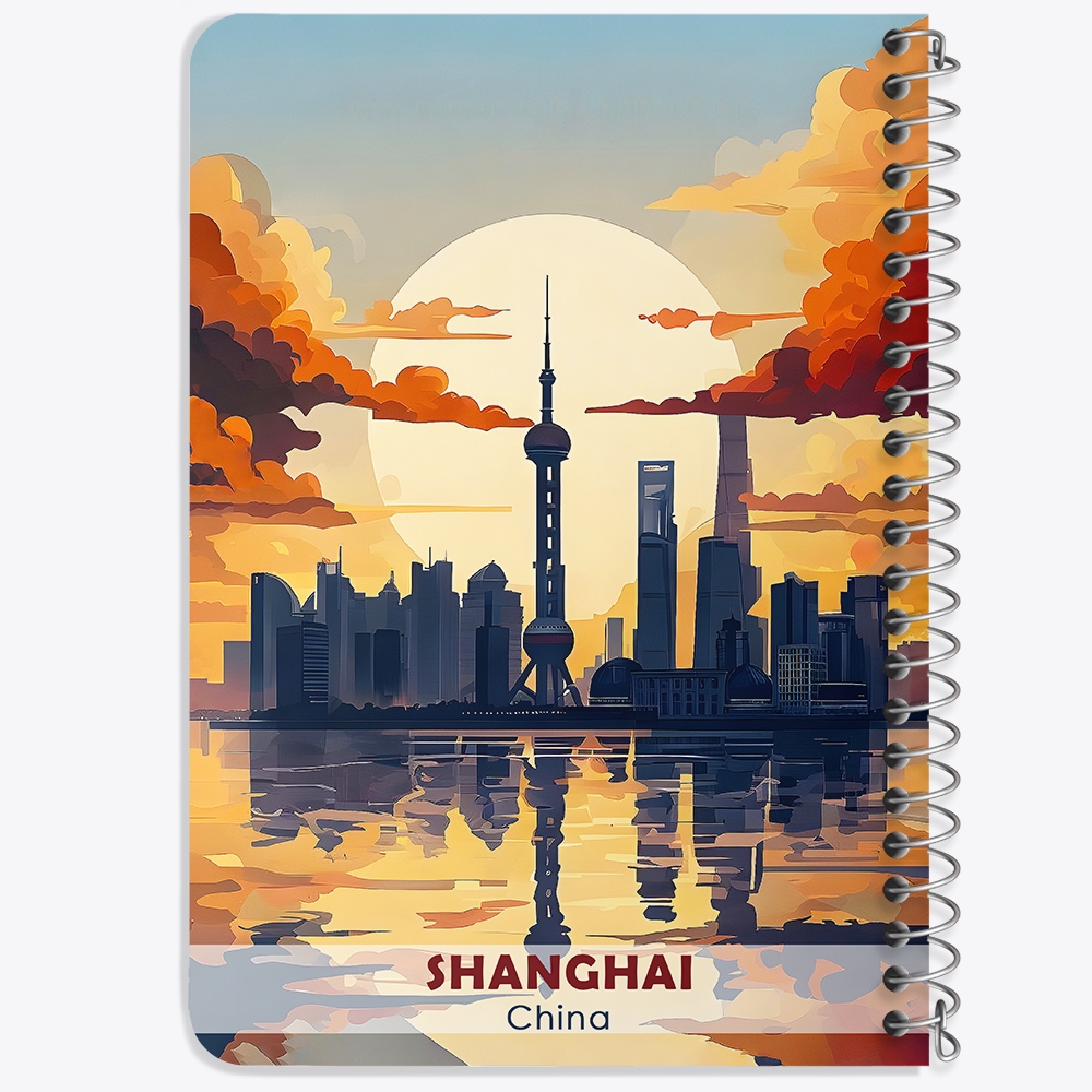 دفتر نقاشی 50 برگ خندالو طرح شانگهای (Shanghai) کد 37711