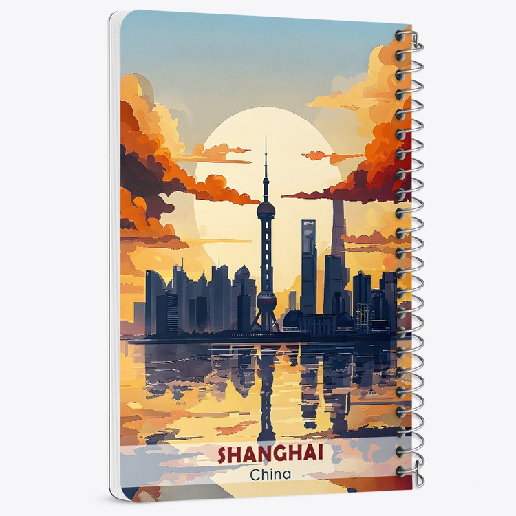 دفتر نقاشی 50 برگ خندالو طرح شانگهای (Shanghai) کد 37711
