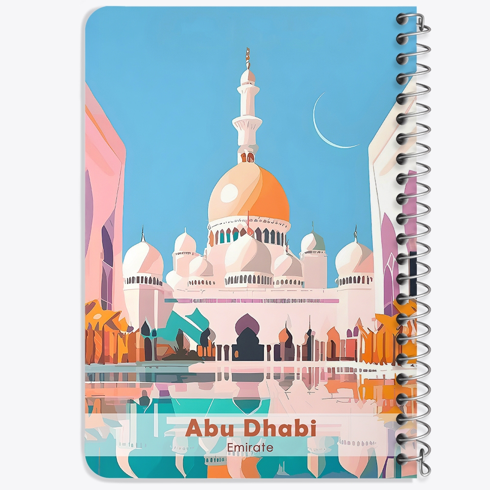 دفتر نقاشی 50 برگ خندالو طرح ابوظبی (Abu Dhabi) کد 37709