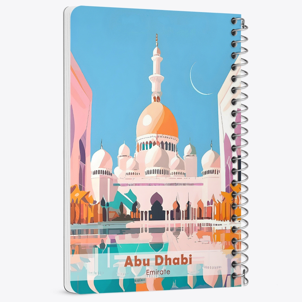 دفتر نقاشی 50 برگ خندالو طرح ابوظبی (Abu Dhabi) کد 37709
