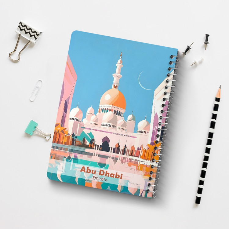 دفتر نقاشی 50 برگ خندالو طرح ابوظبی (Abu Dhabi) کد 37709