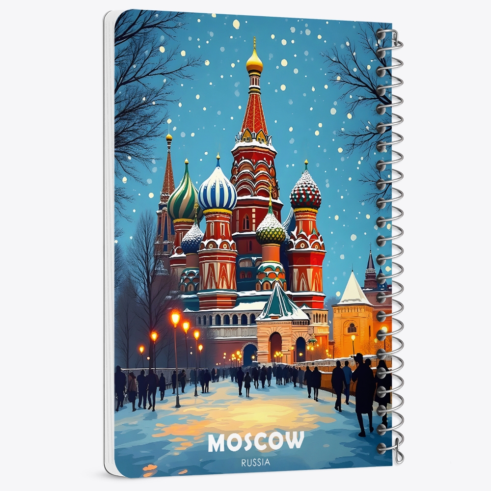 دفتر نقاشی 50 برگ خندالو طرح مسکو (Moscow) کد 37708