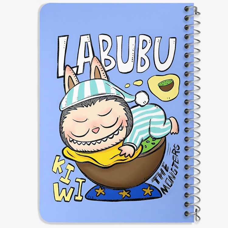 دفتر نقاشی 50 برگ خندالو طرح عروسک لبوبو (Labubu) کد 37583