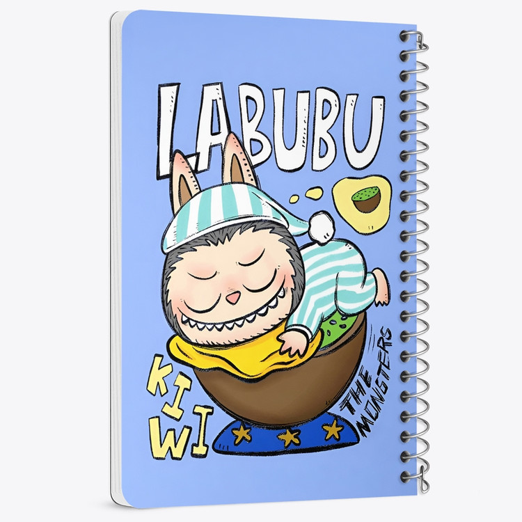 دفتر نقاشی 50 برگ خندالو طرح عروسک لبوبو (Labubu) کد 37583