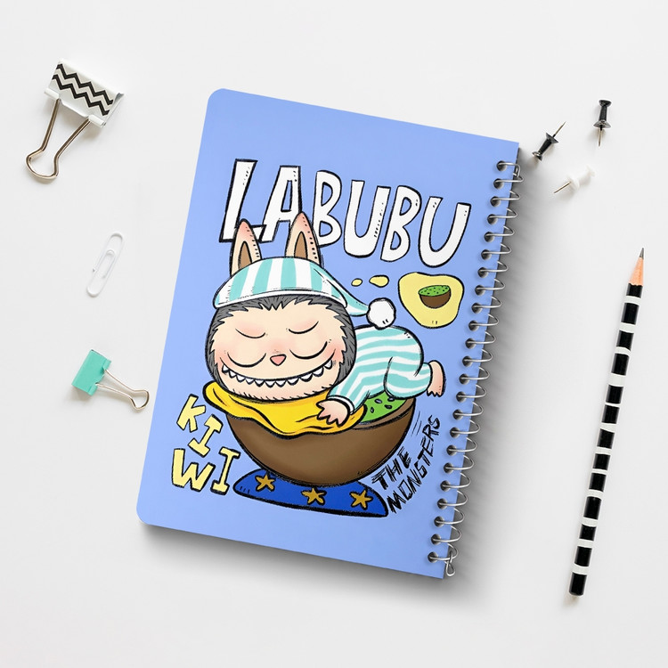 دفتر نقاشی 50 برگ خندالو طرح عروسک لبوبو (Labubu) کد 37583