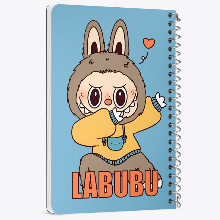 دفتر نقاشی 50 برگ خندالو طرح عروسک لبوبو (Labubu) کد 37580