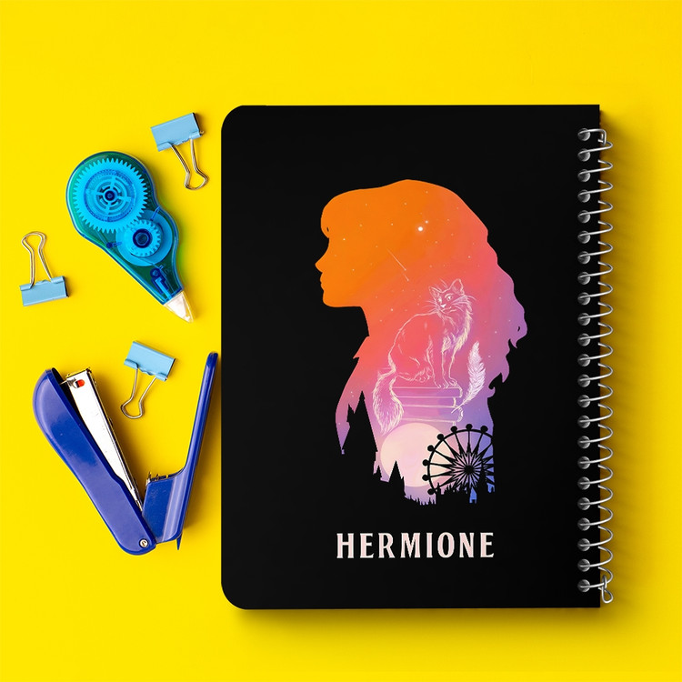 دفتر نقاشی 50 برگ خندالو طرح هرماینی هری پاتر (Harry Potter) کد 37492