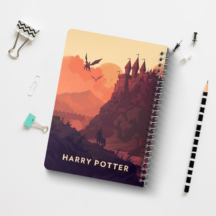 دفتر نقاشی 50 برگ خندالو طرح هری پاتر (Harry Potter) کد 37487