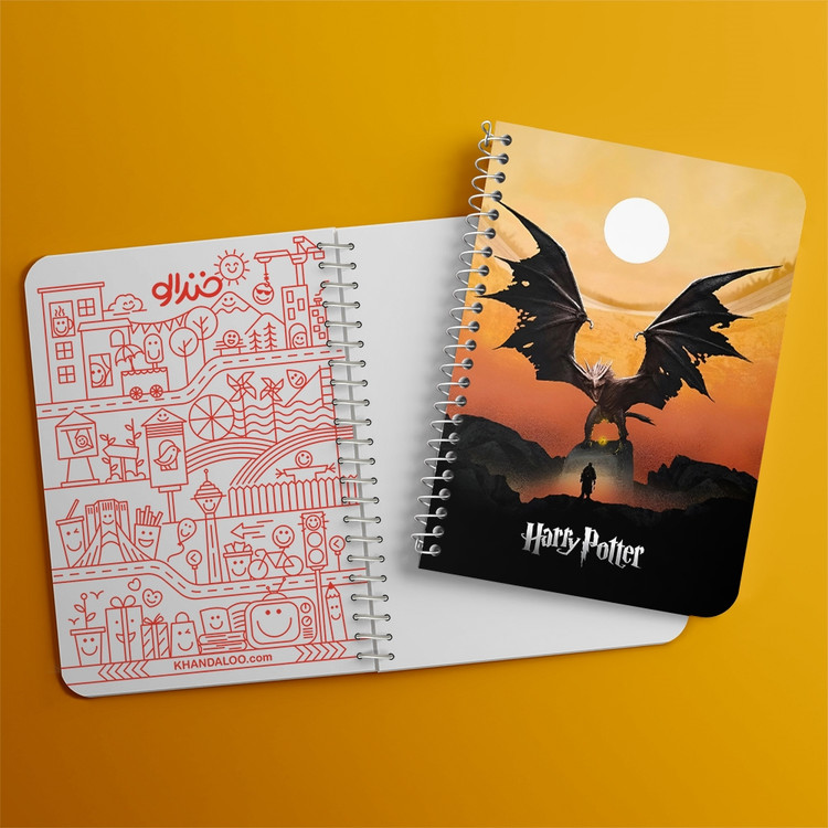 دفتر نقاشی 50 برگ خندالو طرح هری پاتر (Harry Potter) کد 37482