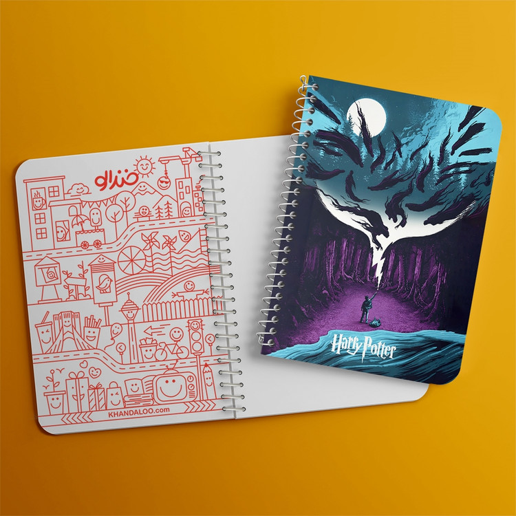 دفتر نقاشی 50 برگ خندالو طرح هری پاتر (Harry Potter) کد 37479