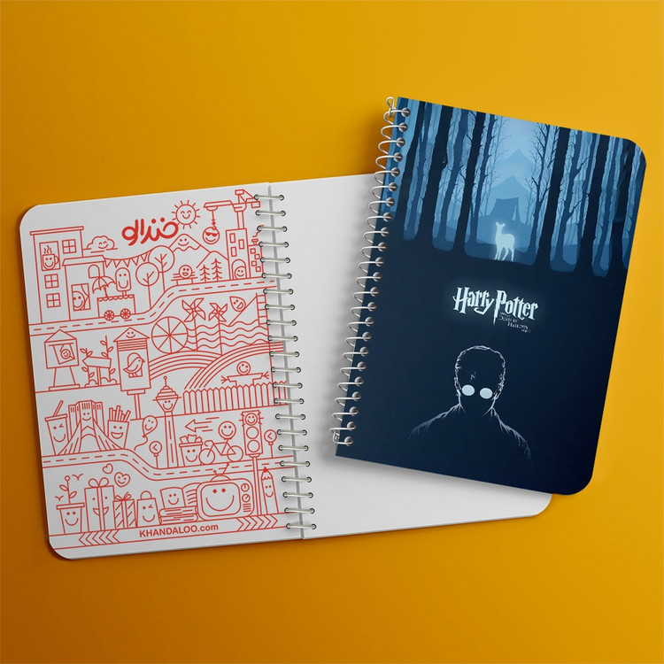 دفتر نقاشی 50 برگ خندالو طرح هری پاتر (Harry Potter) کد 37475