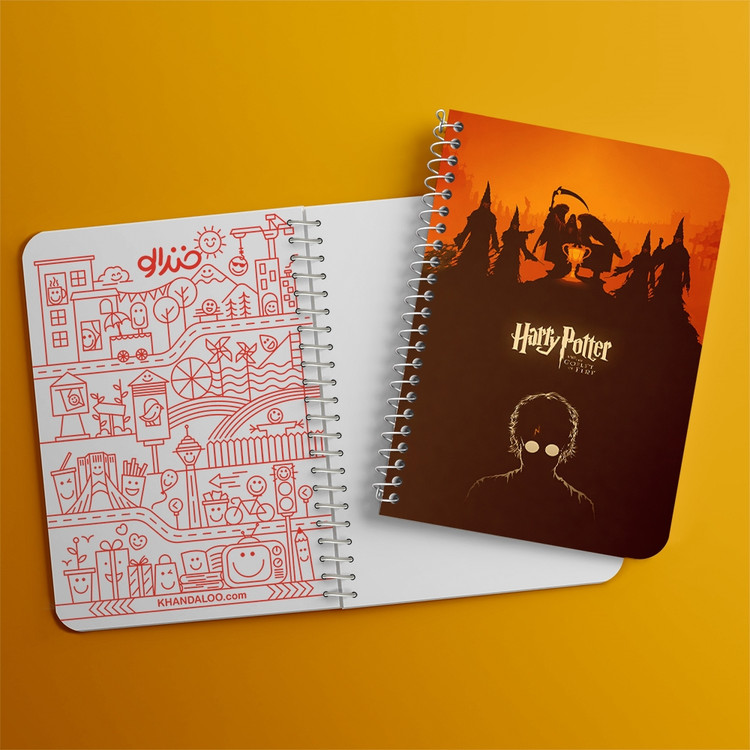 دفتر نقاشی 50 برگ خندالو طرح هری پاتر (Harry Potter) کد 37473