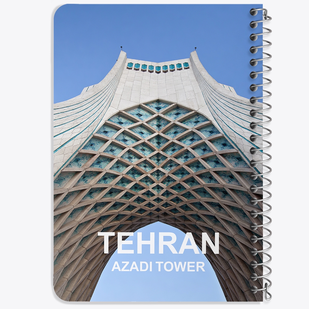 دفتر نقاشی 50 برگ خندالو طرح برج آزادی تهران کد 37360