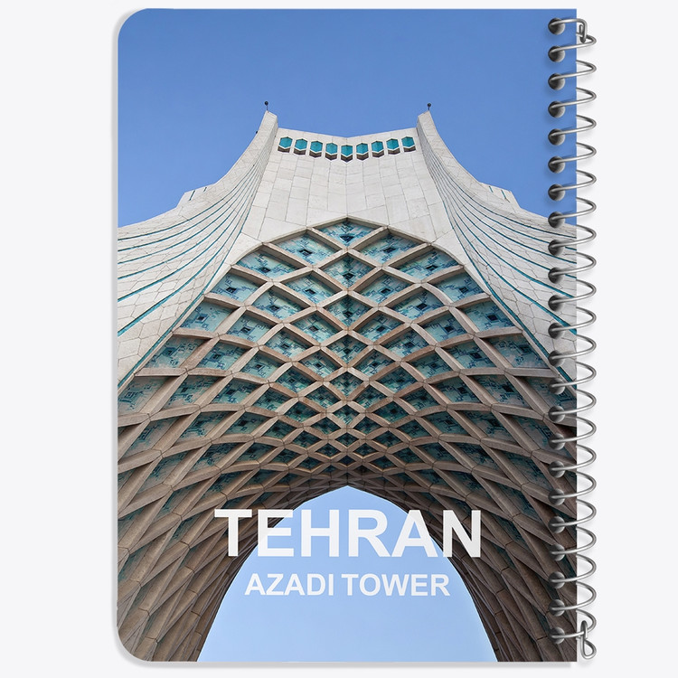 دفتر نقاشی 50 برگ خندالو طرح برج آزادی تهران کد 37360