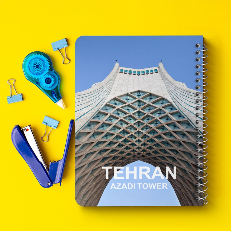 دفتر نقاشی 50 برگ خندالو طرح برج آزادی تهران کد 37360