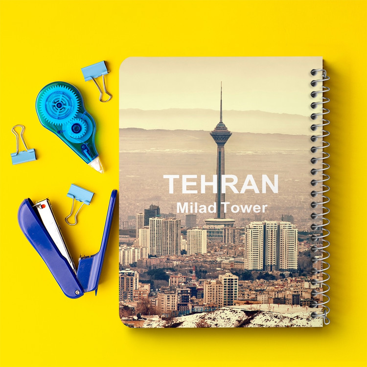 دفتر نقاشی 50 برگ خندالو طرح برج میلاد تهران کد 37337