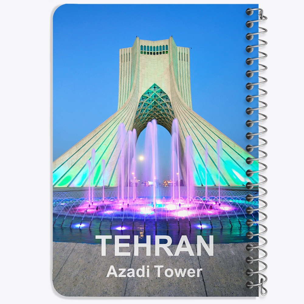 دفتر نقاشی 50 برگ خندالو طرح برج آزادی تهران کد 37336