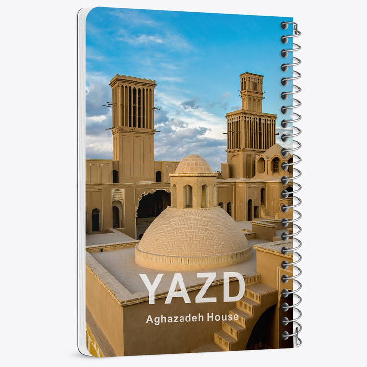 دفتر نقاشی 50 برگ خندالو طرح عمارت آقازاده یزد کد 37321
