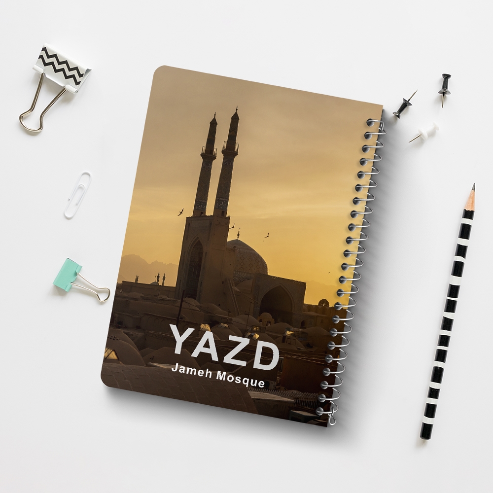 دفتر نقاشی 50 برگ خندالو طرح مسجد جامع یزد کد 37312