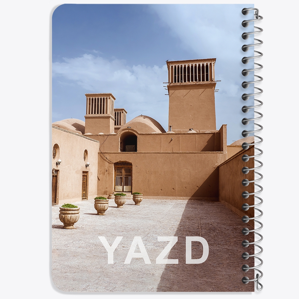 دفتر نقاشی 50 برگ خندالو طرح یزد کد 37306