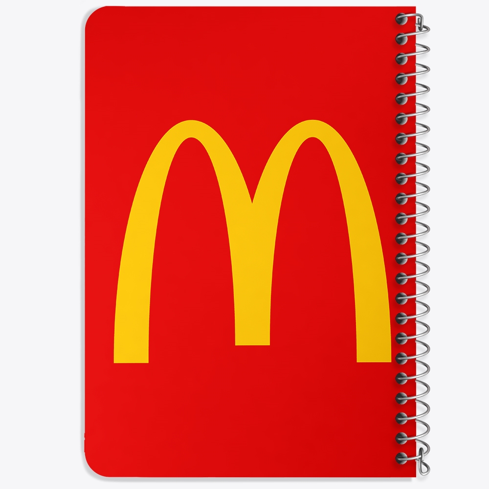 دفتر مشق 50 برگ خندالو طرح مک دونالد McDonald's کد 8517