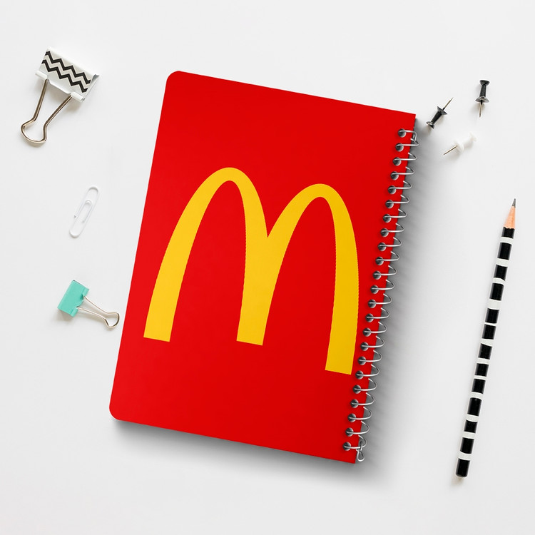 دفتر مشق 50 برگ خندالو طرح مک دونالد McDonald's کد 8517