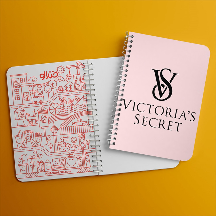 دفتر مشق 50 برگ خندالو طرح ویکتوریا سیکرت Victora's Secret کد 8421
