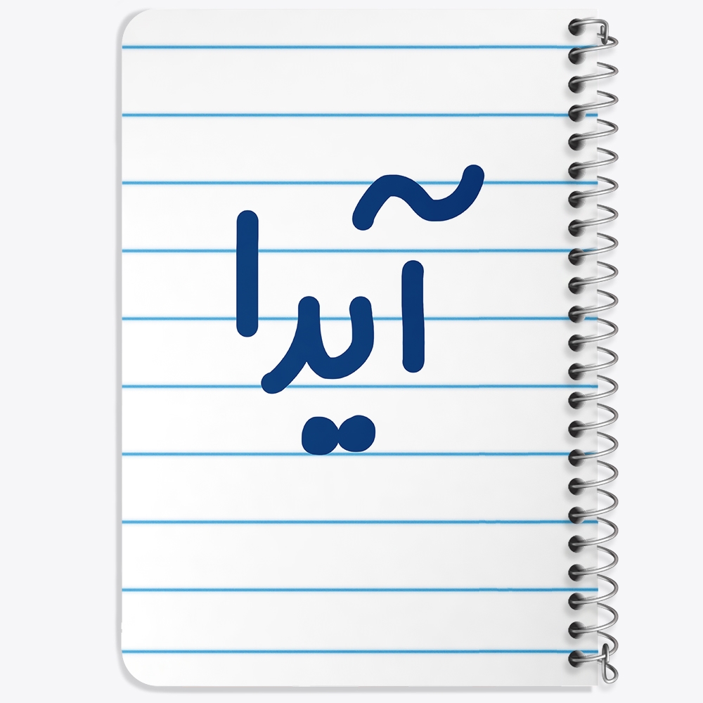 دفتر مشق 50 برگ خندالو طرح آیدا کد 6821