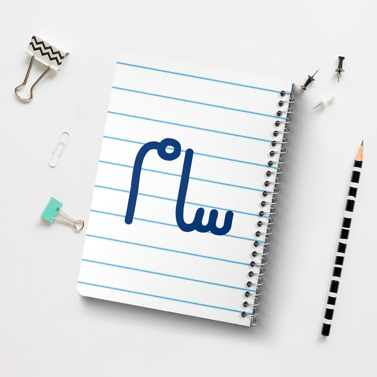 دفتر مشق 50 برگ خندالو طرح سام کد 6786