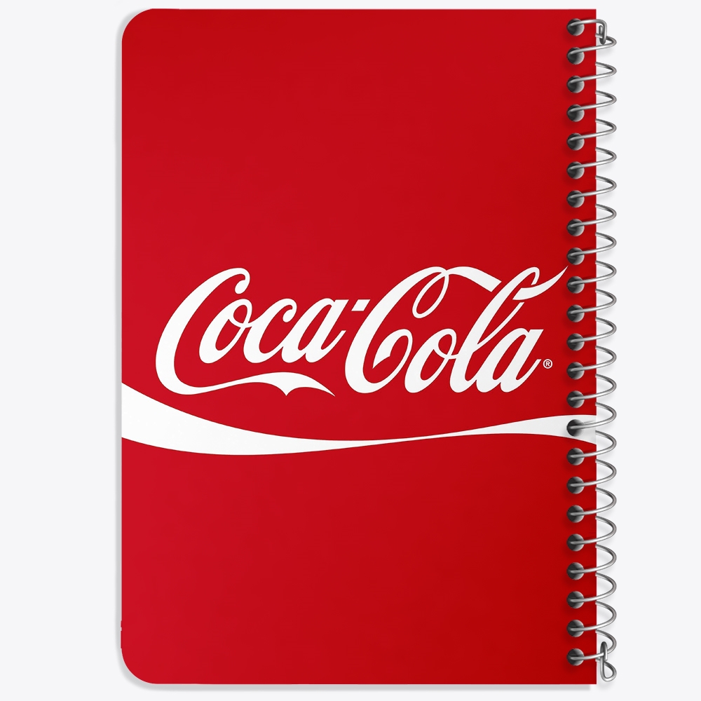 دفتر مشق 50 برگ خندالو طرح کوکاکولا Coca-Cola کد 6205