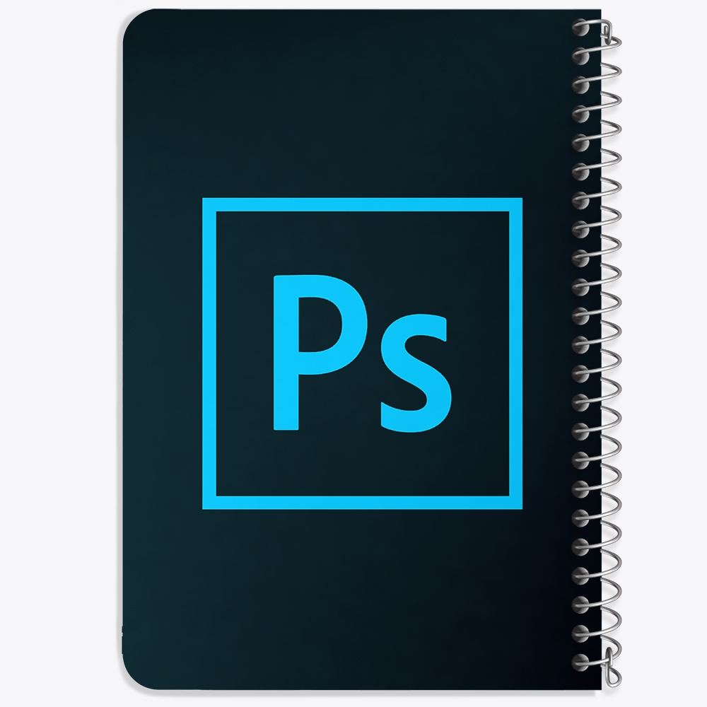 دفتر مشق 50 برگ خندالو طرح فتوشاپ Photoshop کد 6201