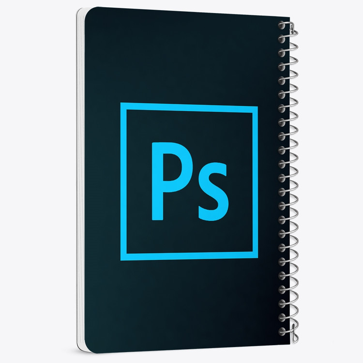 دفتر مشق 50 برگ خندالو طرح فتوشاپ Photoshop کد 6201