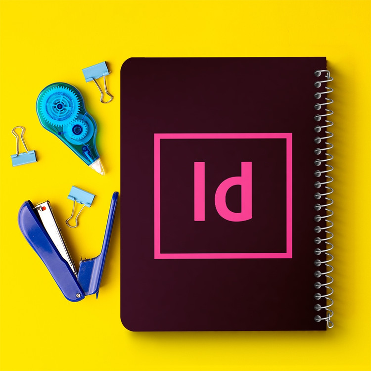 دفتر مشق 50 برگ خندالو طرح ایندیزاین InDesign کد 6200