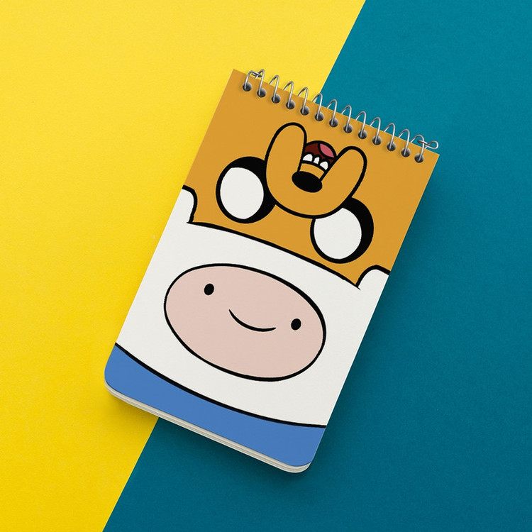 دفتر یادداشت 50 برگ خندالو طرح وقت ماجراجویی (Adventure Time) کد N6775