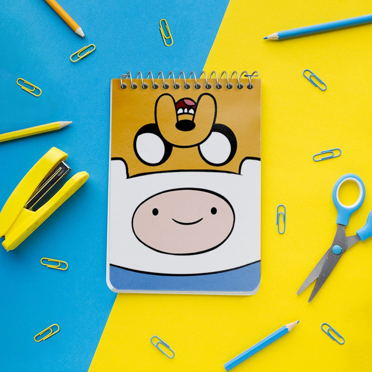 دفتر یادداشت 50 برگ خندالو طرح وقت ماجراجویی (Adventure Time) کد N6775