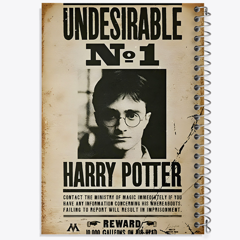 دفتر مشق 50 برگ خندالو طرح هری پاتر (Harry Potter) کد F8656